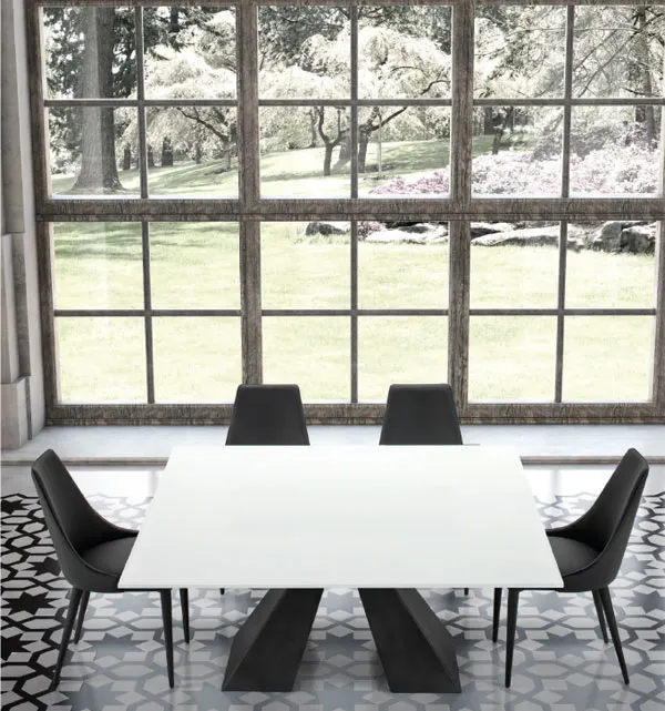 Scegliere il tavolo da pranzo tavolo quadrato moderno seven project studio