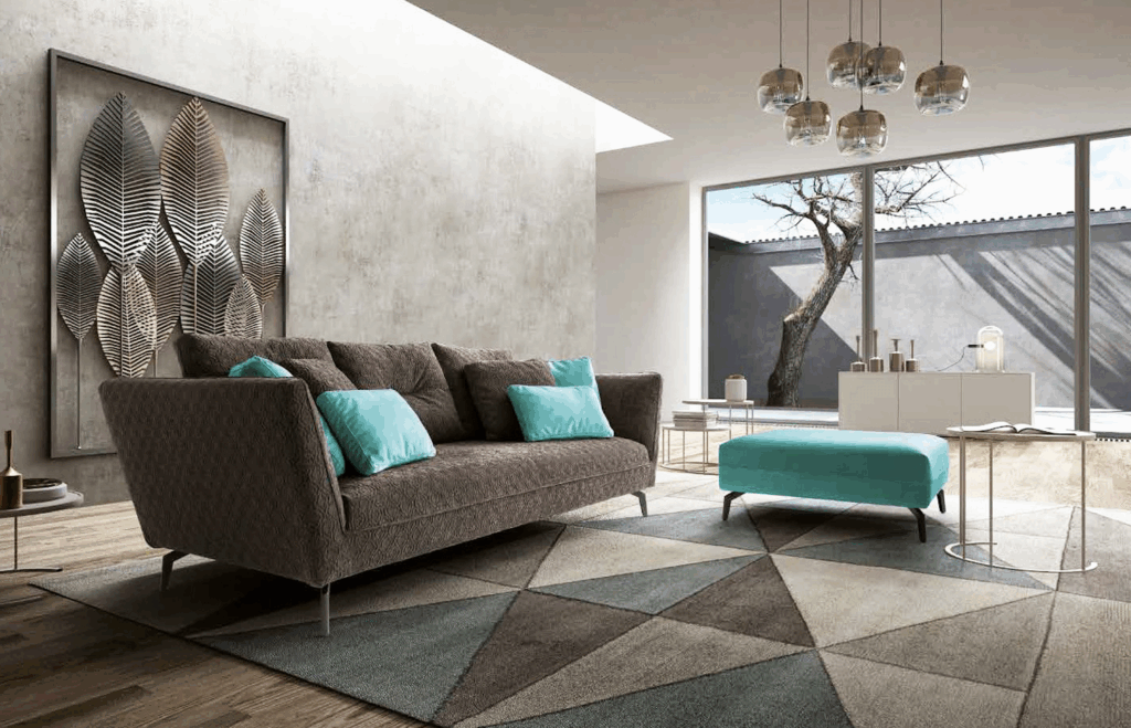 arredamento ecosostenibile-divano in cotone ecologico