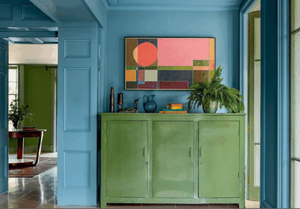 boiserie in stile classico contemporaneo a parete intera