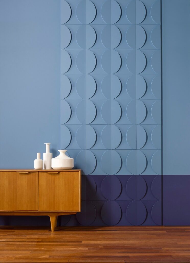 boiserie moderna liscia 3D