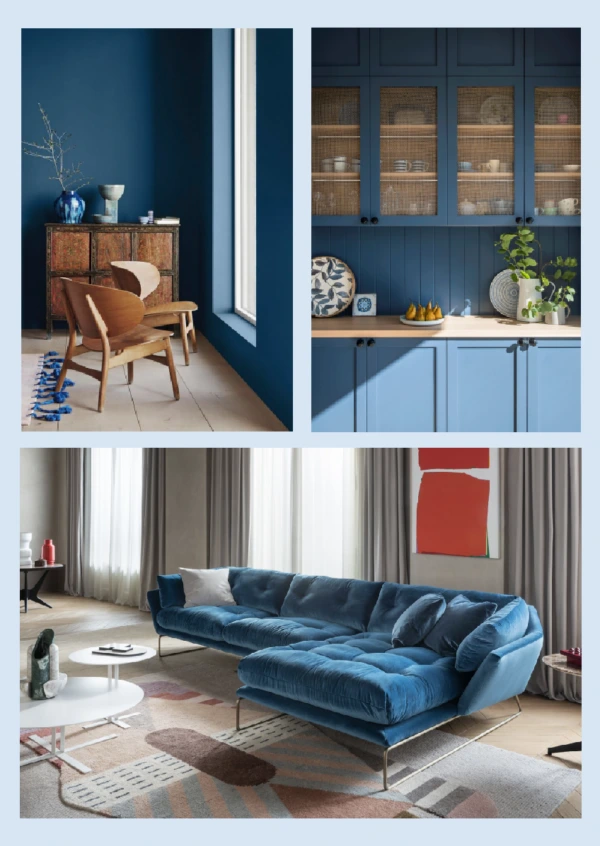 colori tendenza arredamento 2021 blu