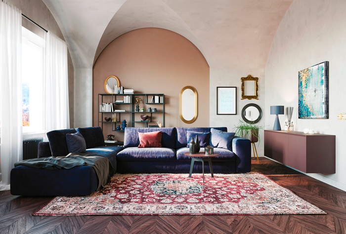 interior design 2023 soggiorno vintage